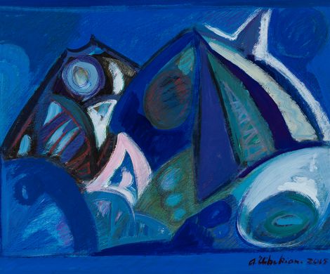 Areg Elibekian, Composition bleue