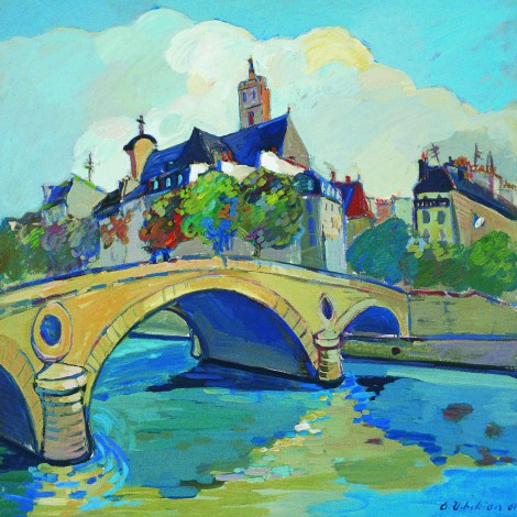 Areg Elibekian, La Seine au pont Louis-Philippe